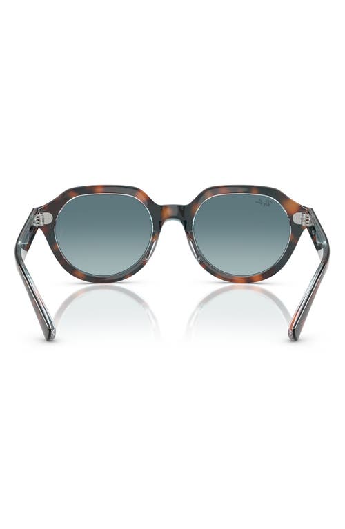 Ray Ban Ray-ban Gina 53mm Gradient Square Sunglasses In Blue Grad
