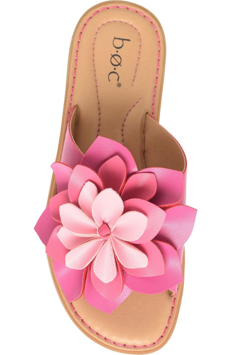 B O C BY BØRN Kasia Flower Slide Sandal, Alternate, color, Pink Combo