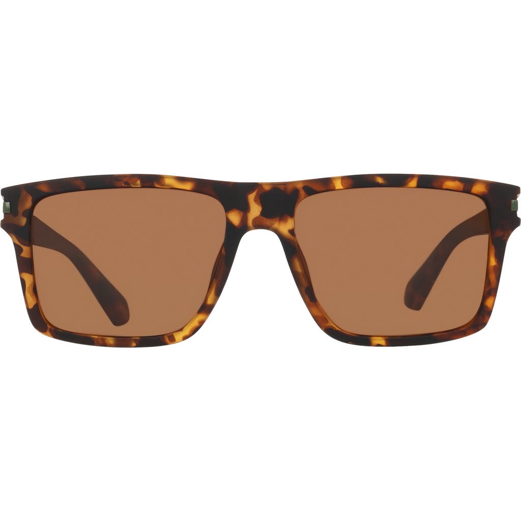 Cole Haan 54mm Rectangular Sunglasses In Brown