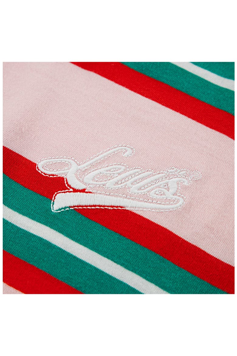 Kids' Stripe Polo, Alternate, color, CYRSTAL ROSE