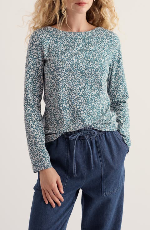 Easel Long Sleeve Organic Cotton T-Shirt