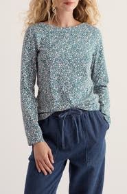 Seasalt Cornwall Easel Long Sleeve Organic Cotton T-Shirt