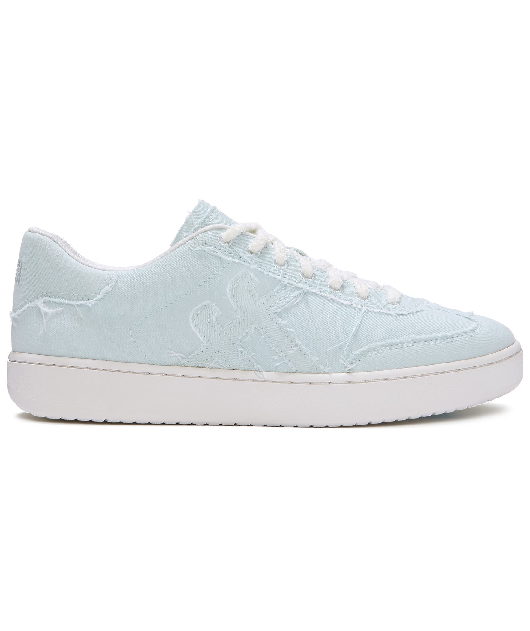 The Dash FF Frayed Denim T-Toe Sneakers, Alternate, color, Ice Blue