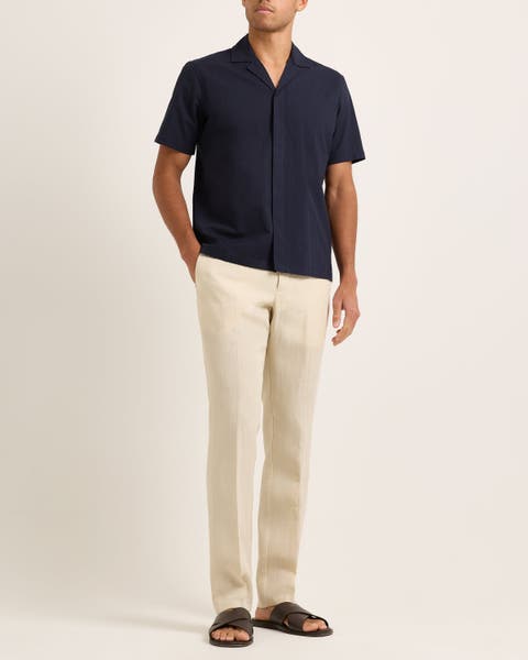 Maitan Seersucker Relaxed-Fit Shirt