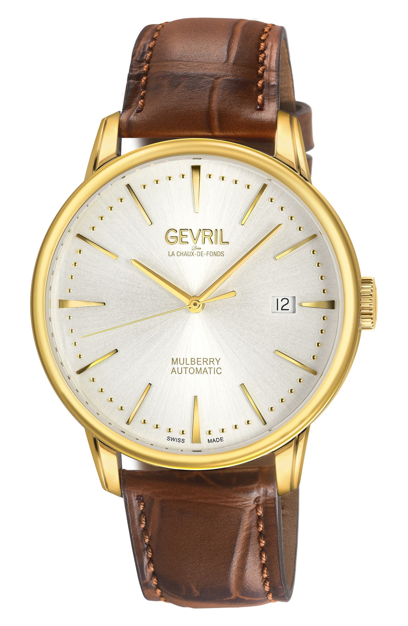 Wall Street Swiss Automatic Bracelet Watch, 39mm