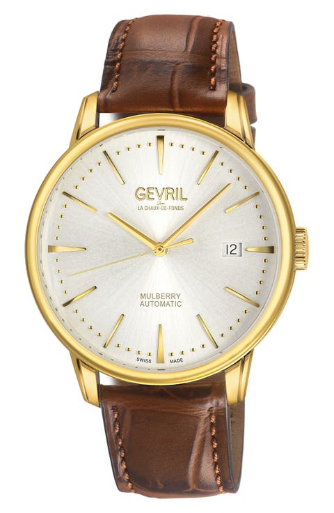 Wall Street Swiss Automatic Bracelet Watch, 39mm
