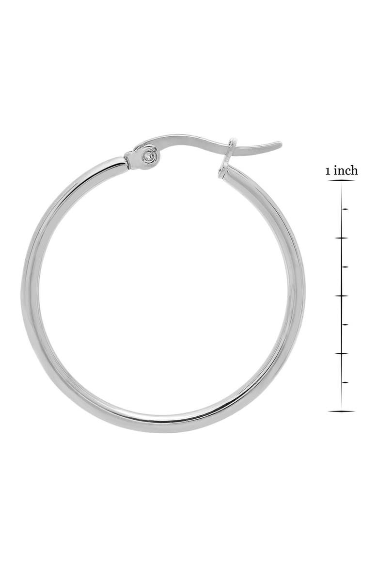 Set of 3 Hoop & Stud Earrings, Alternate, color, SILVER