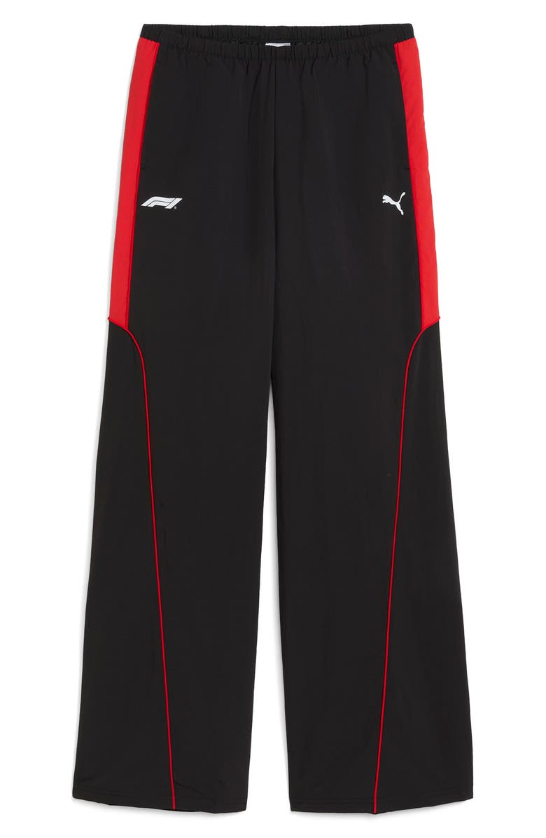 PUMA Formula 1<sup>®</sup> Woven Nylon Wide Leg Pants, Alternate, color, Puma Black