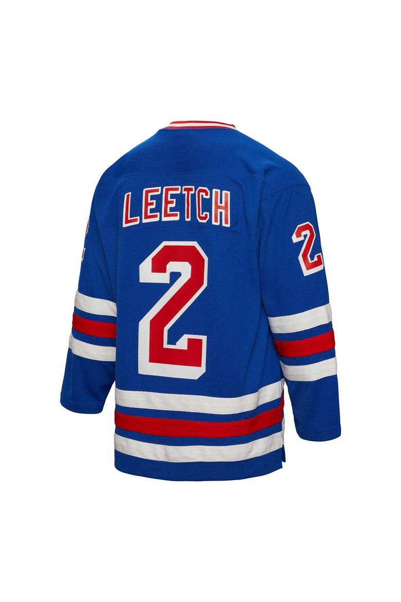 Men's Mitchell & Ness Brian Leetch Blue New York Rangers Alternate Captain Patch 1993/94 Blue Line Player Jersey, Alternate, color, Blue
