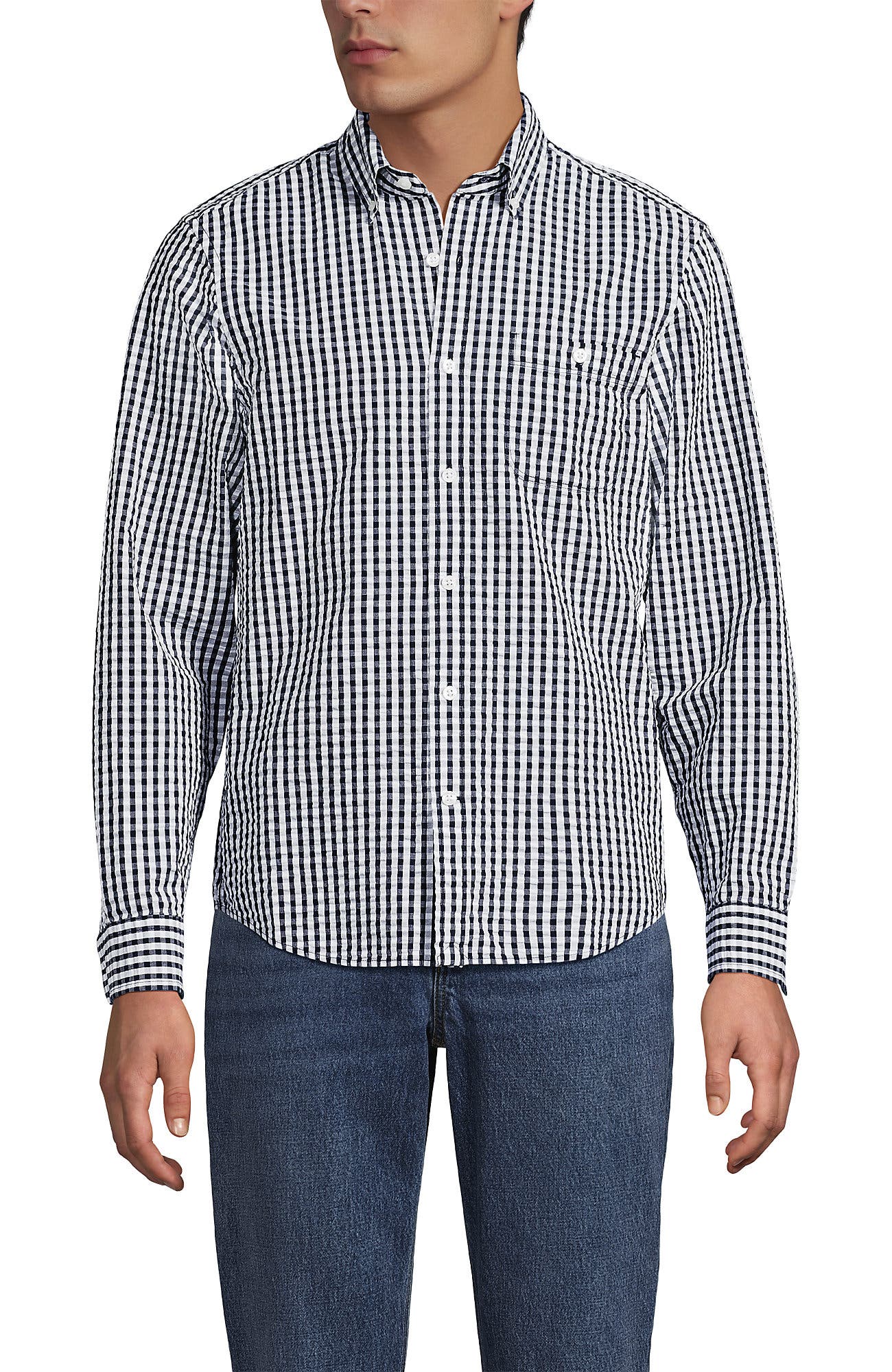 Radiant Navy/White Gingham