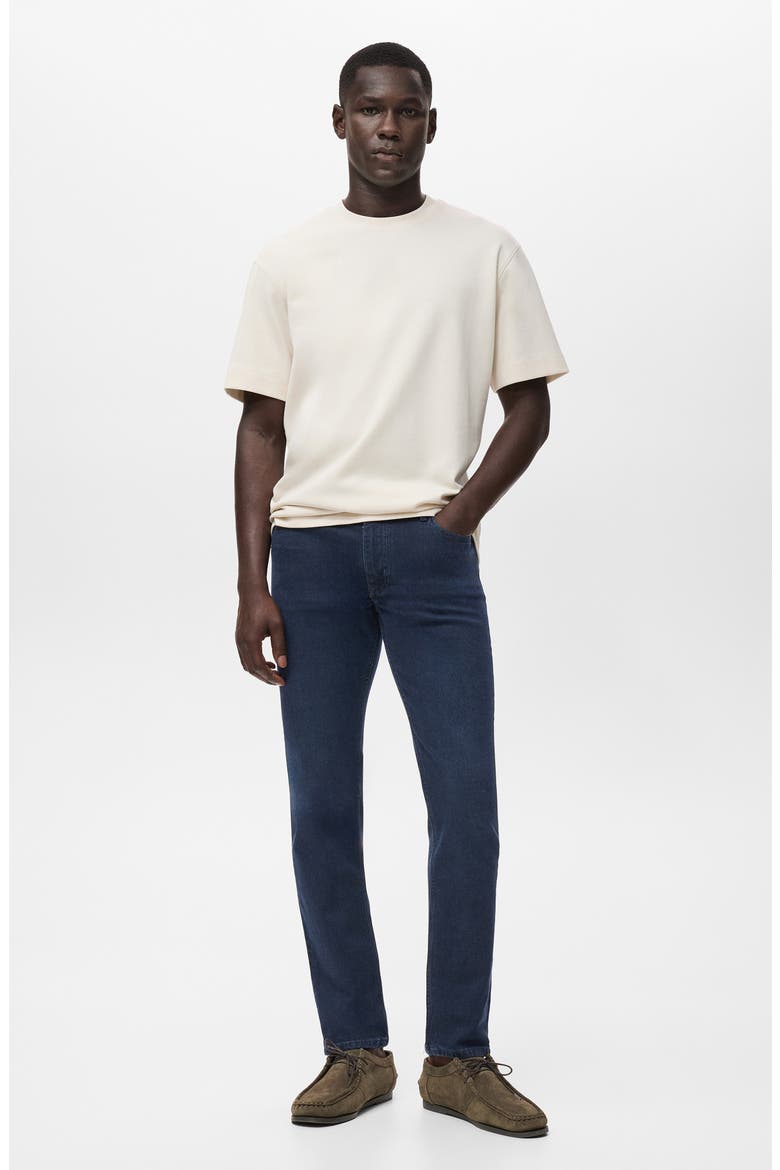 Jan Slim Fit Jeans, Alternate, color, DEEP DARK BLUE