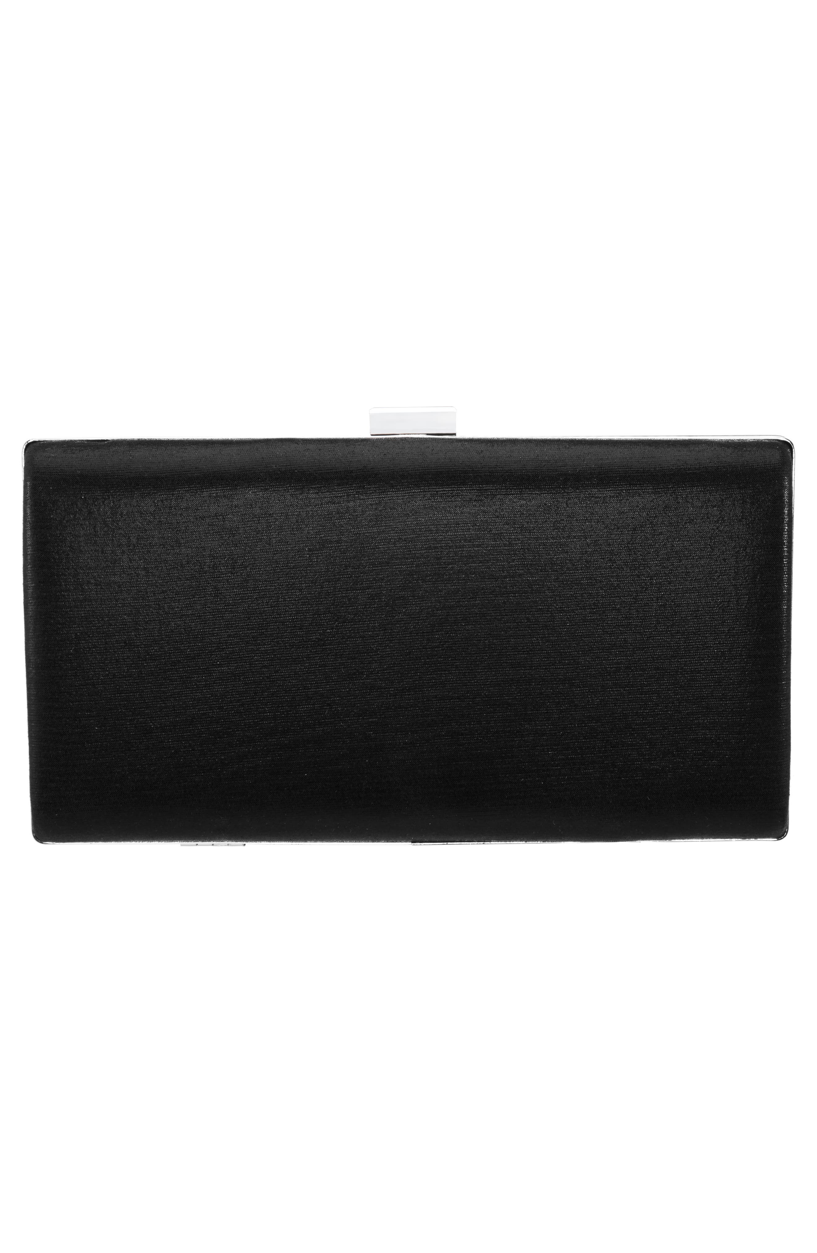 Nina Laken Crystal Embellished Box Clutch, Alternate, color, 