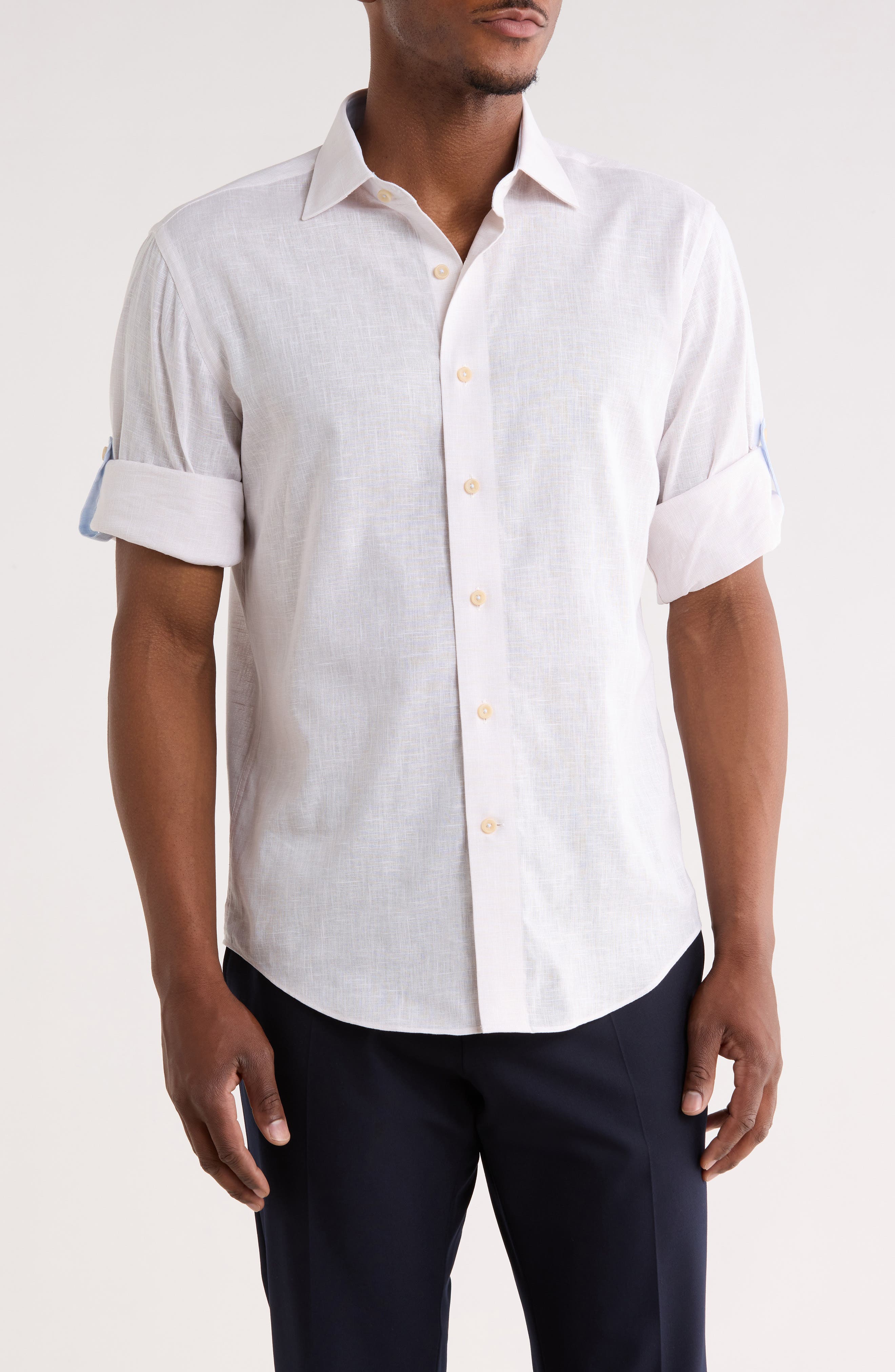Trim Fit Cotton Dress Shirt