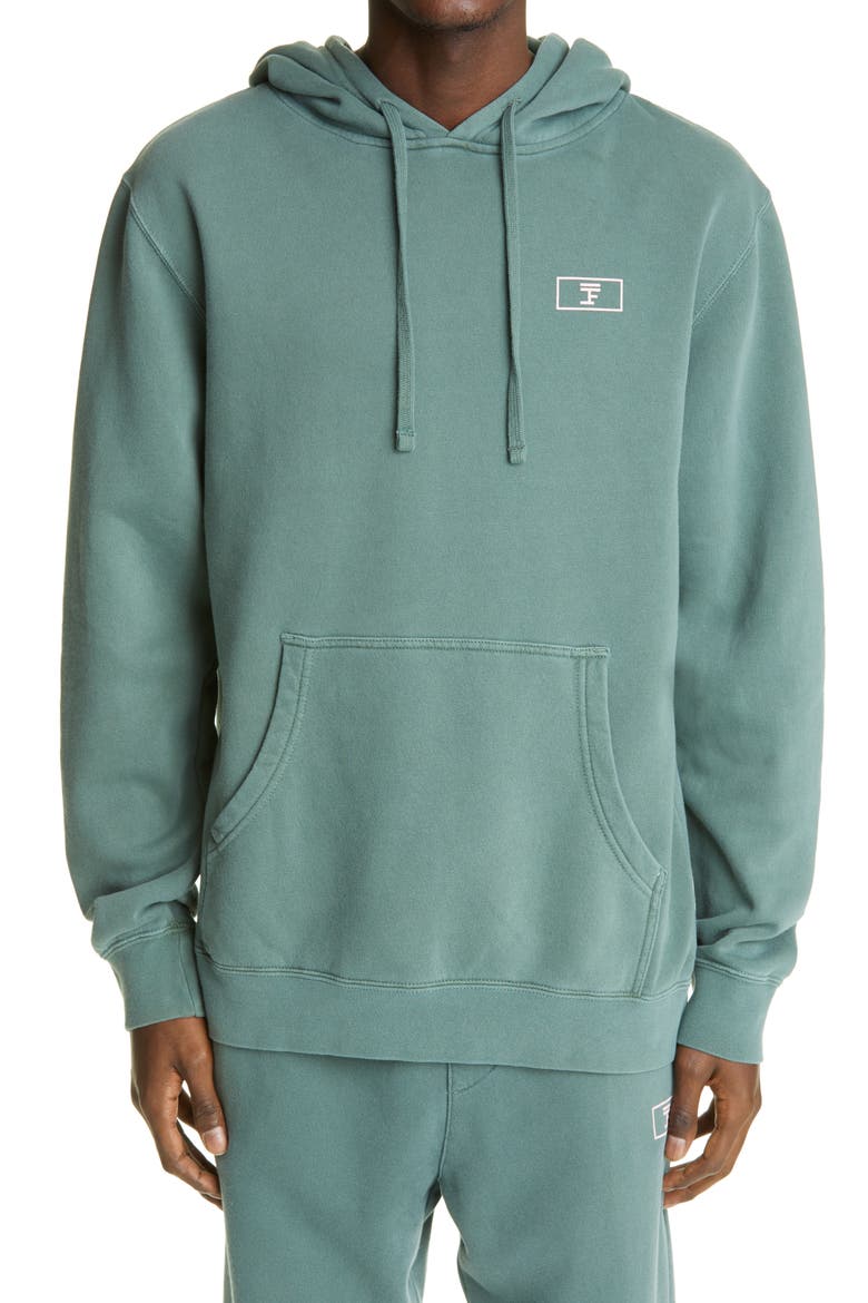Logo Cotton Hoodie (Nordstrom Exclusive), Alternate, color, SAGE