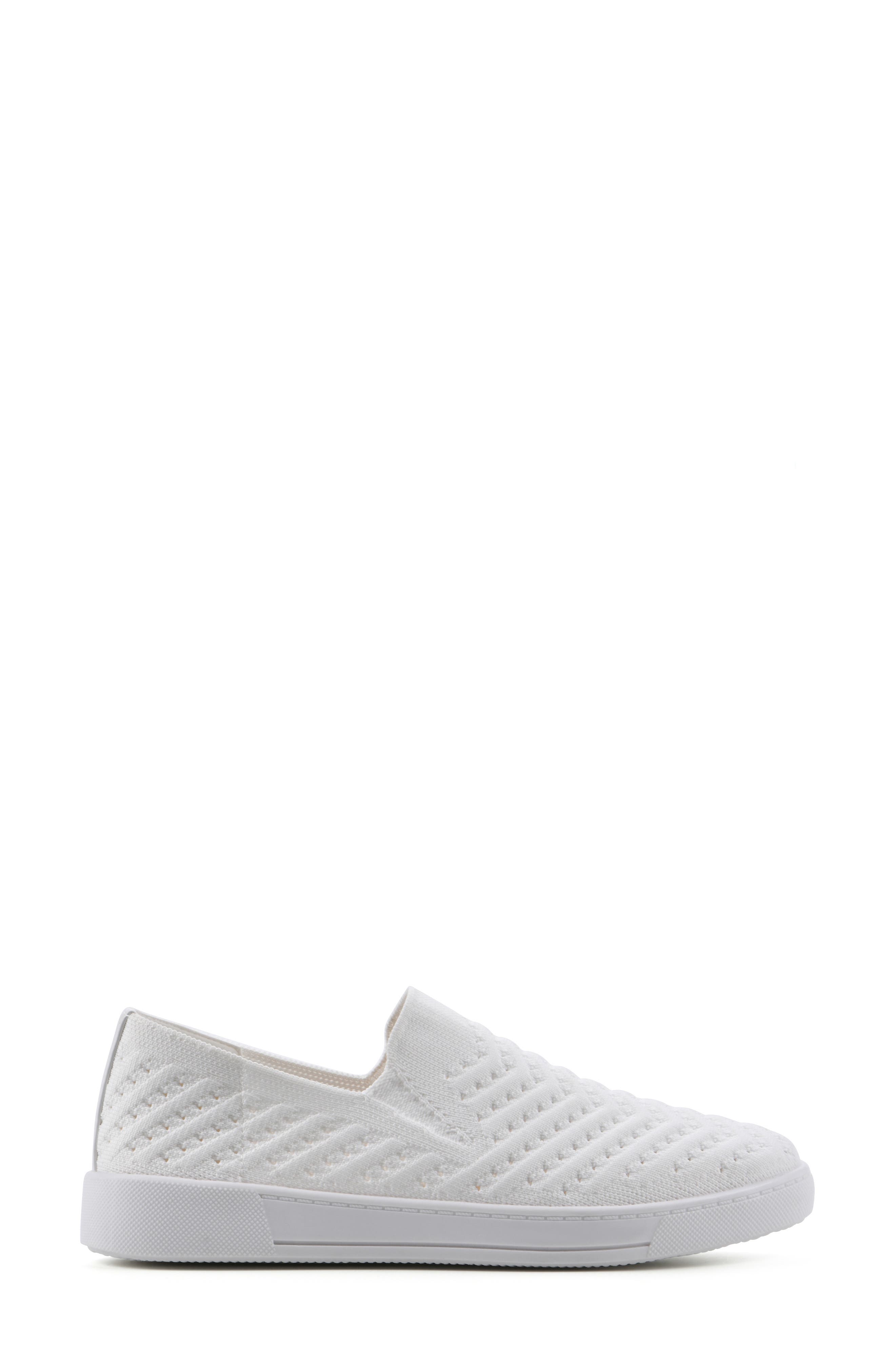 Courage Slip-On Sneaker, Alternate, color, WHITE/FABRIC