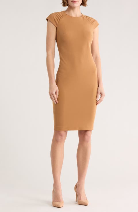 Cap Sleeve Sheath Dress