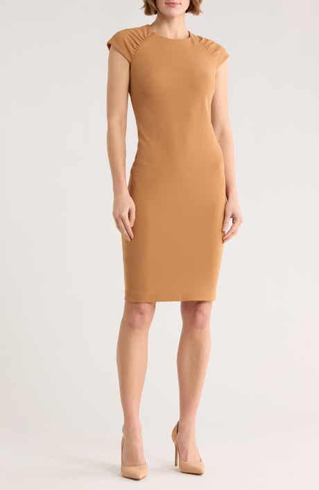 Calvin Klein Cap Sleeve Sheath Dress
