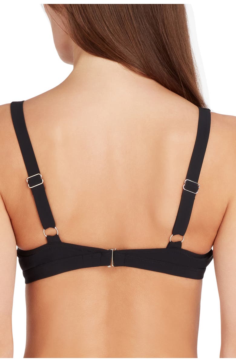 VALIMARE Martinique Bandage Bikini Top, Alternate, color, Black