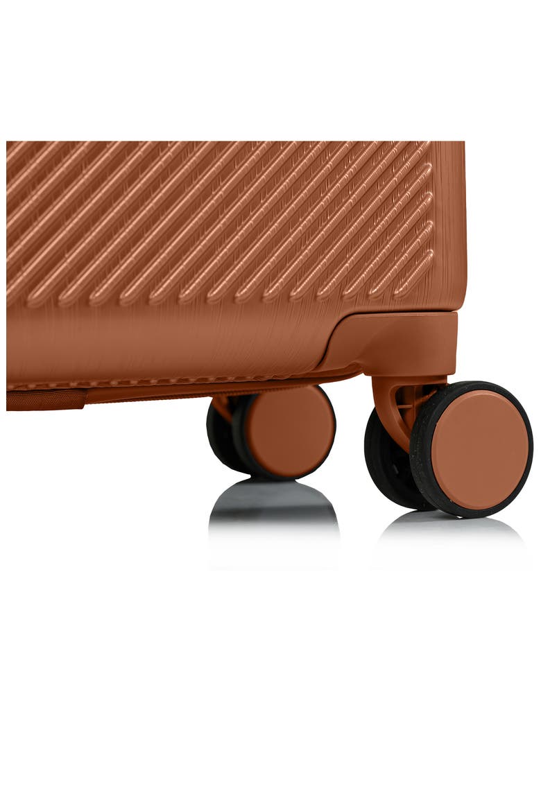 Iconic II Carry-On Hardside Suitcase, Alternate, color, ROSE GOLD