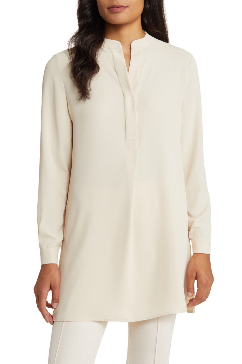 Popover Blouse, Main, color, CREMA