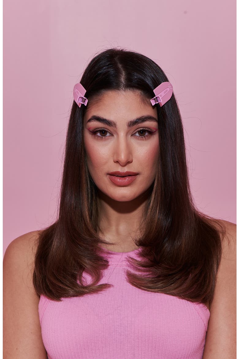 4-Pack Jumbo No-Crease Hair Clips, Alternate, color, PINK