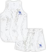 PROFILE Women's Profile White Kentucky Wildcats Plus Size Marble Tank and Shorts Set