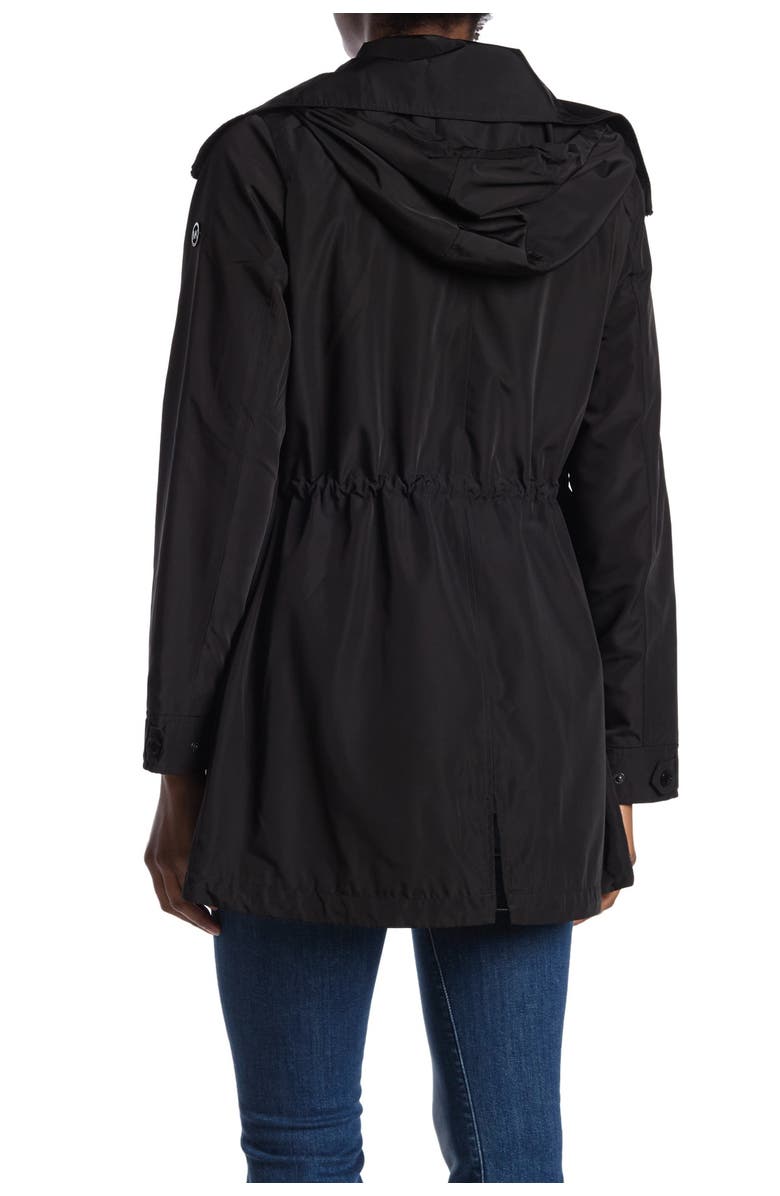 Michael Kors Hooded Drawstring Waist Anorak Jacket, Alternate, color,