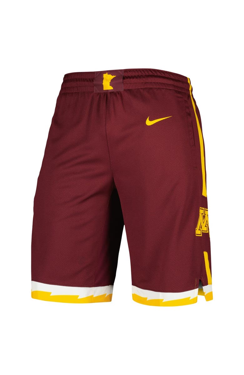Nike Men's Nike Maroon Minnesota Golden Gophers Replica Performance Basketball Shorts, Alternate, color, Maroon