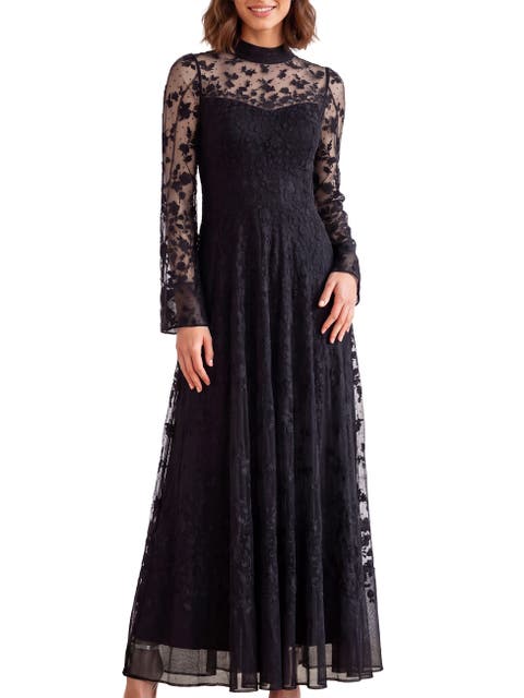 Sylvia Rose Floral Long Sleeve Dress
