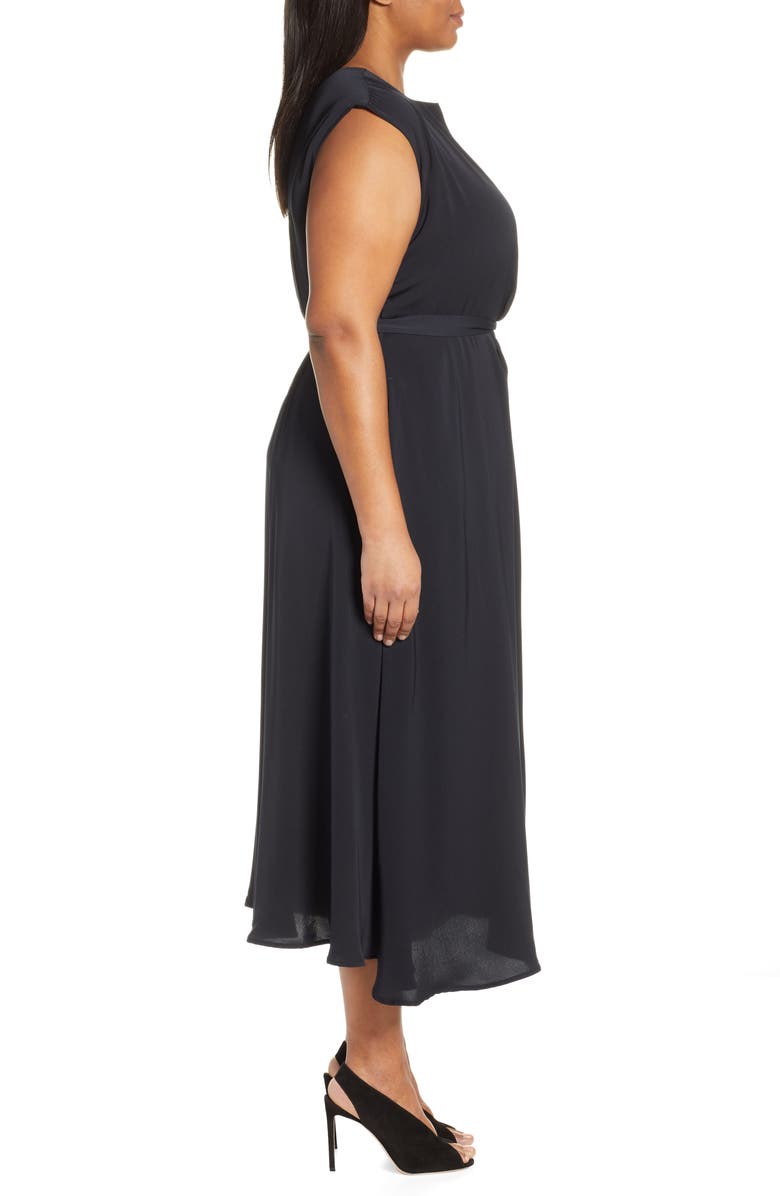 ELOQUII Jason Wu x ELOQUII Surplice Midi Wrap Dress, Alternate, color,