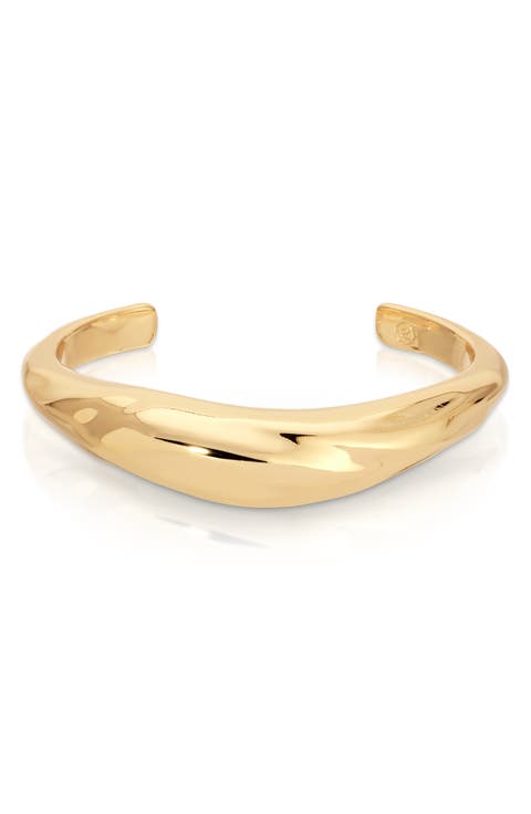 Fluid Elegance Cuff Bracelet