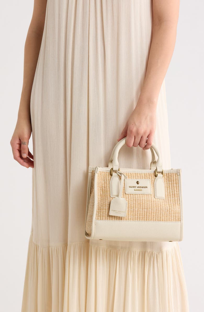 Kurt Geiger London Small Chiswick Raffia Tote, Alternate, color,