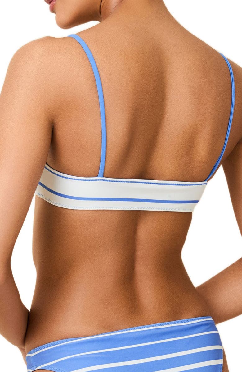 Solid & Striped The Daniela Stripe Bikini Top, Alternate, color, Sunset Stripe Marina Blue