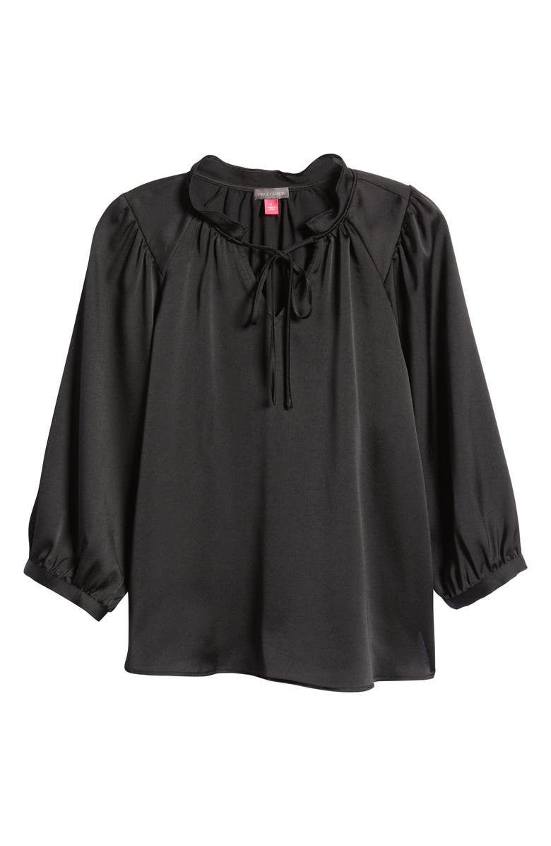 Vince Camuto Split Neck Blouse, Alternate, color, 