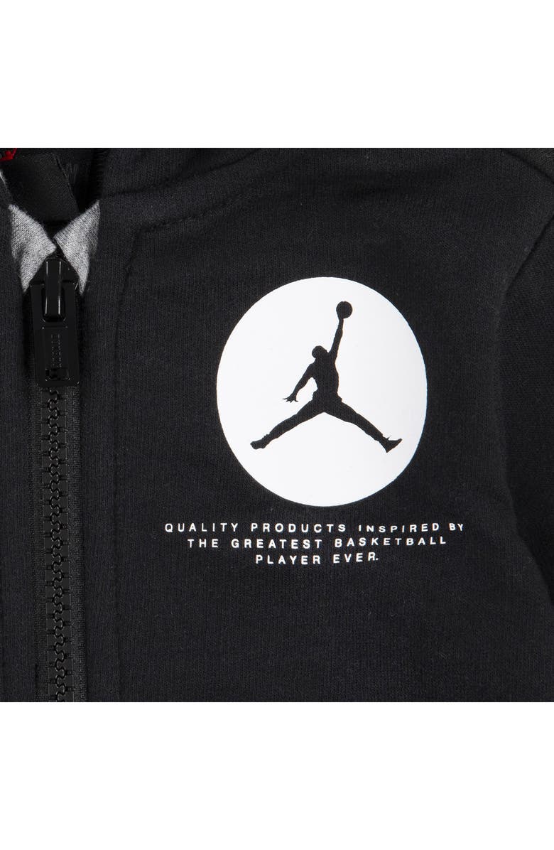 Jordan Logo T-Shirt, Hoodie & Joggers Set, Alternate, color, Carbon Heather