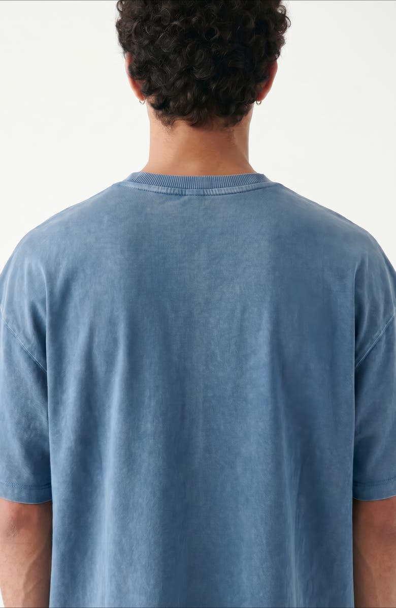 Brooklyn Industries Brooklyn Oversized Cotton Graphic T-Shirt, Alternate, color, Blue Haven