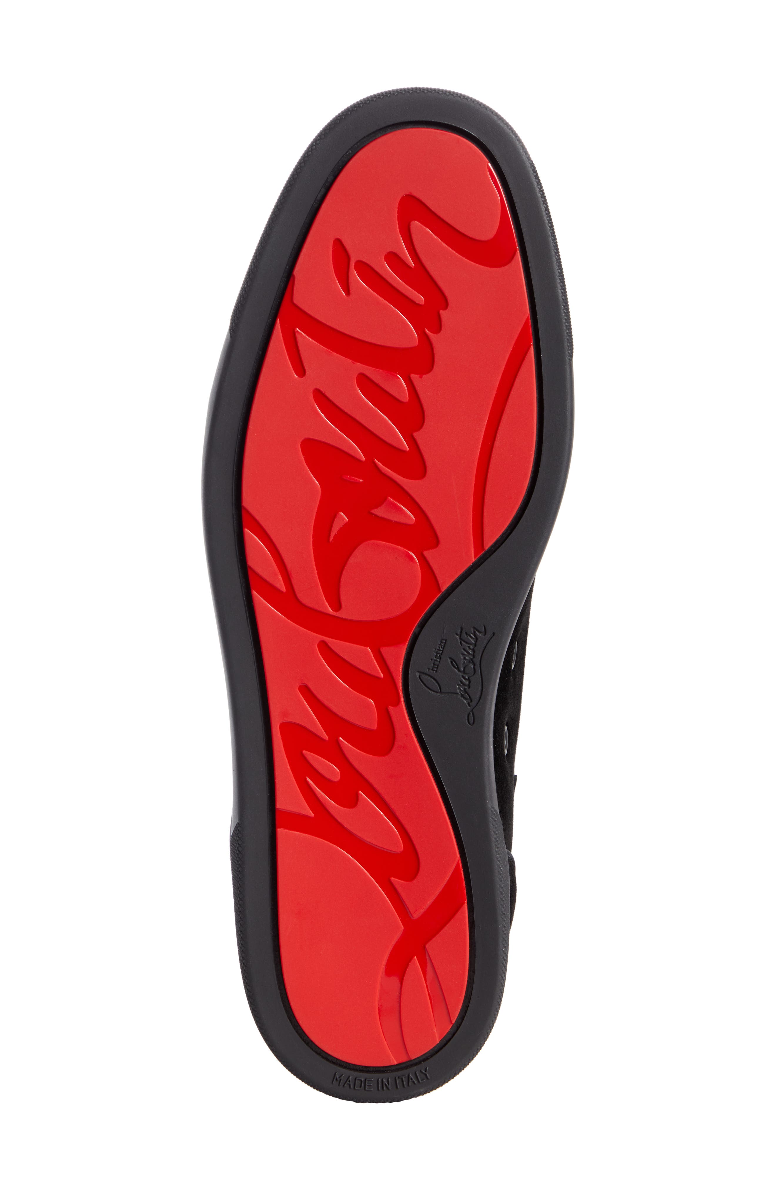 Christian Louboutin Louis Strass Sneaker, Alternate, color, 