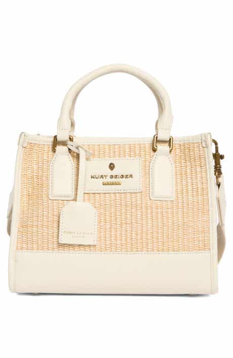 Kurt Geiger London Small Chiswick Raffia Tote