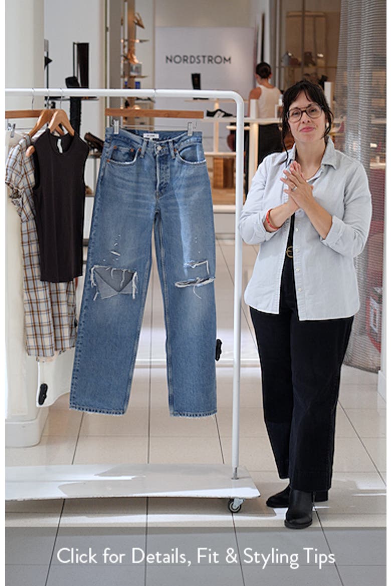 Women's Comfy '90s High Waist Straight Leg Jeans video
