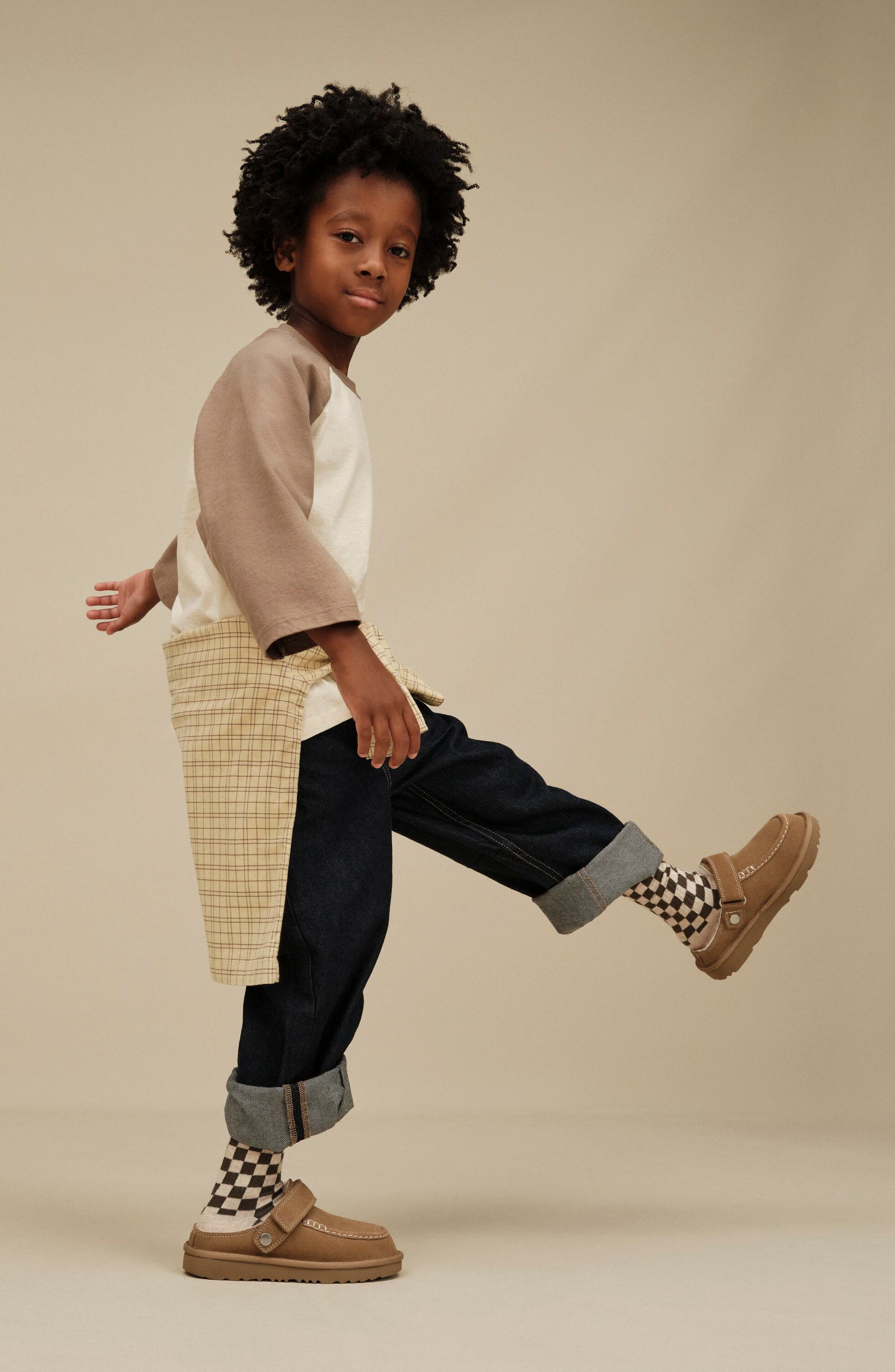 Kids' Goldenstar Evelina Genuine Sheepskin Lined Clog, Alternate, color, CHESTNUT