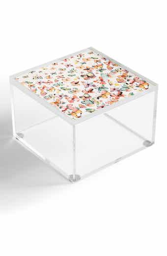 Deny Designs Ninola Design Butterflies Watercolor Acrylic Box