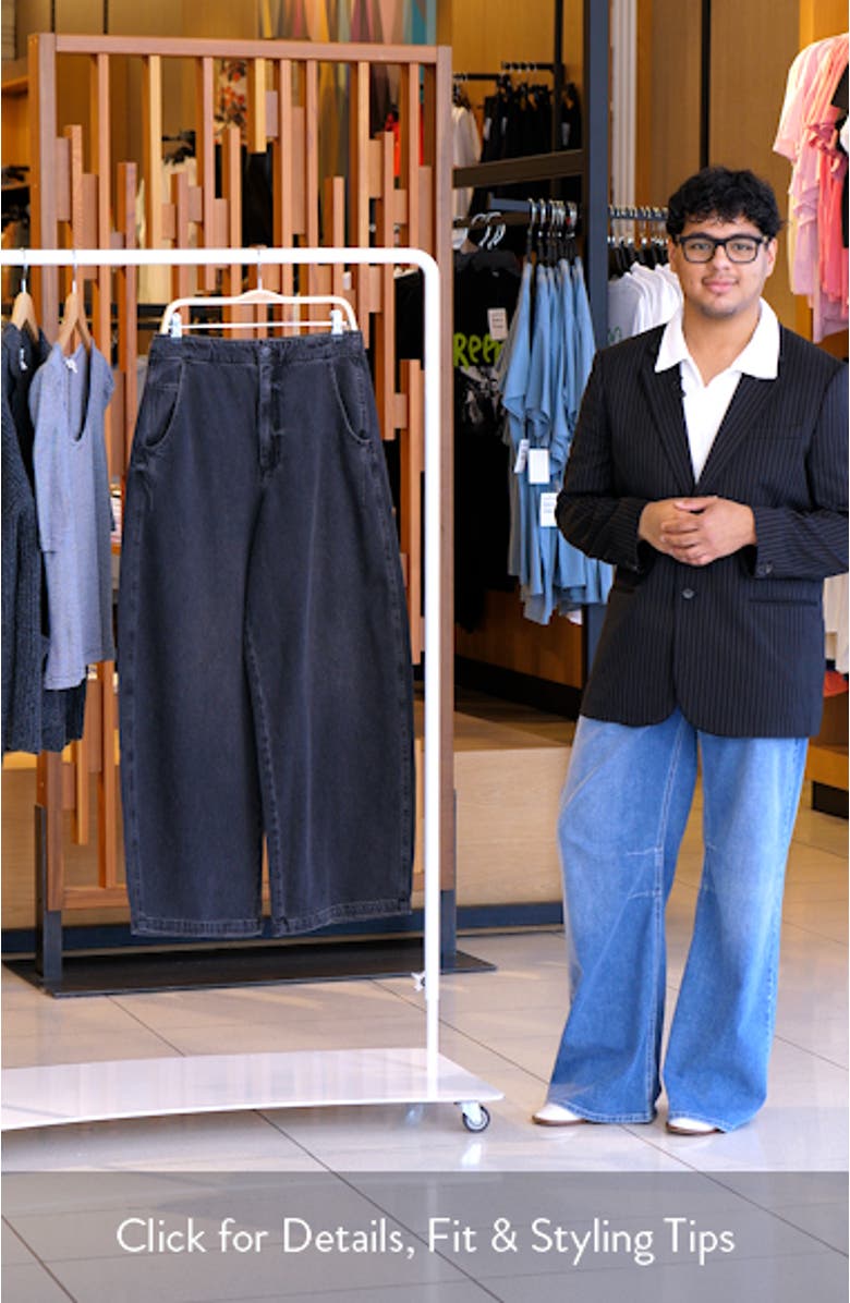 Lottie High Waist Wide Leg Jeans, sales video thumbnail