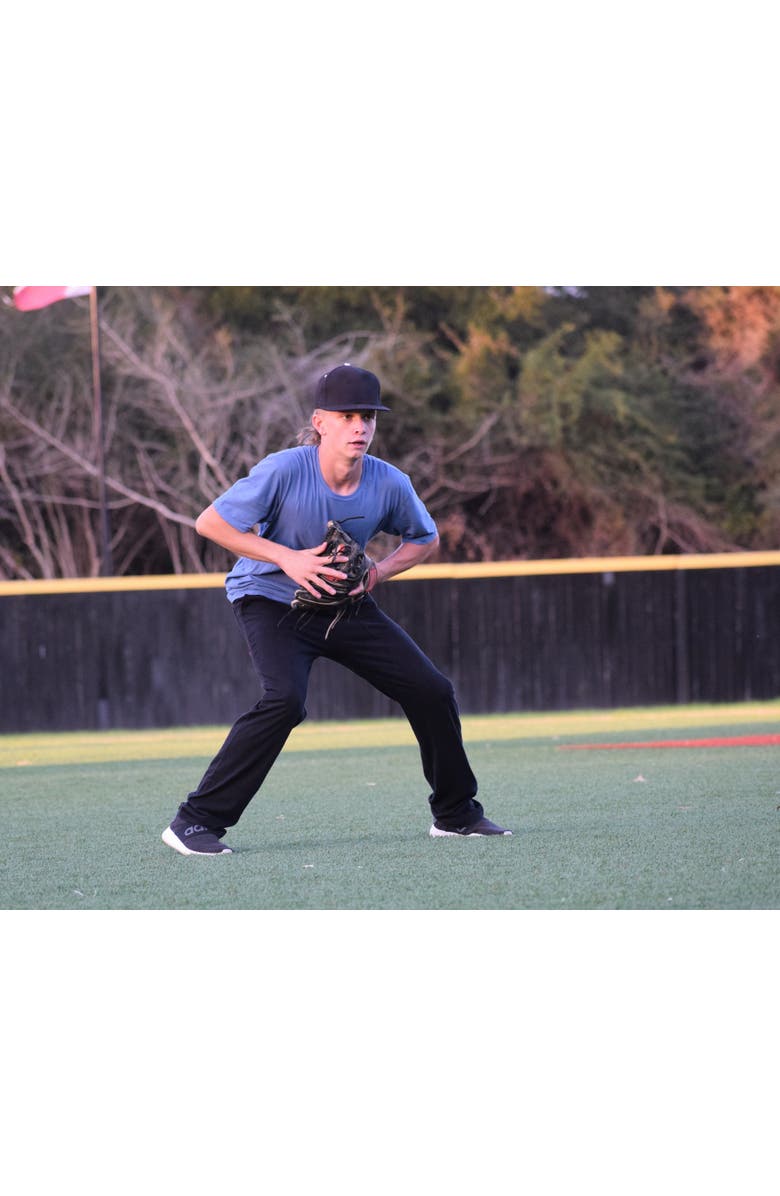 CITY THREADS Boys Soft Cotton 3-Pocket Jersey Pants, Alternate, color, Black