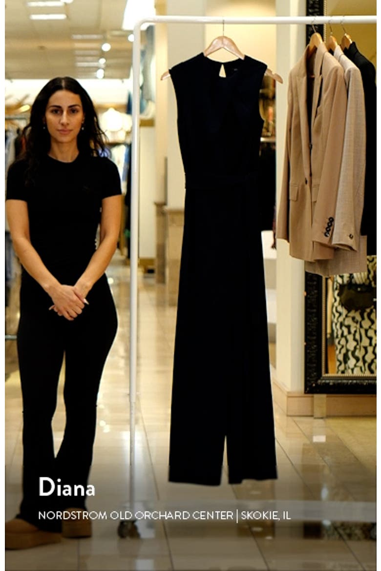 Twist Neck Sleeveless Jumpsuit video