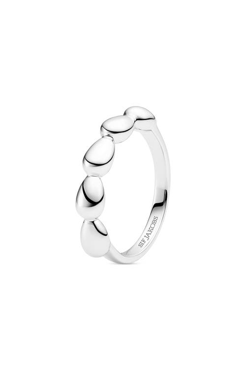 Sif Jakobs Jewellery Ring Goccia Piccolo Pianura In Metallic