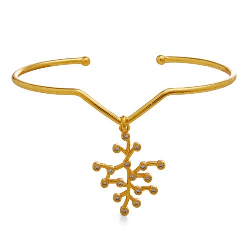 Dhwani Bhansal AURO BRACELET in Gold Plated  product