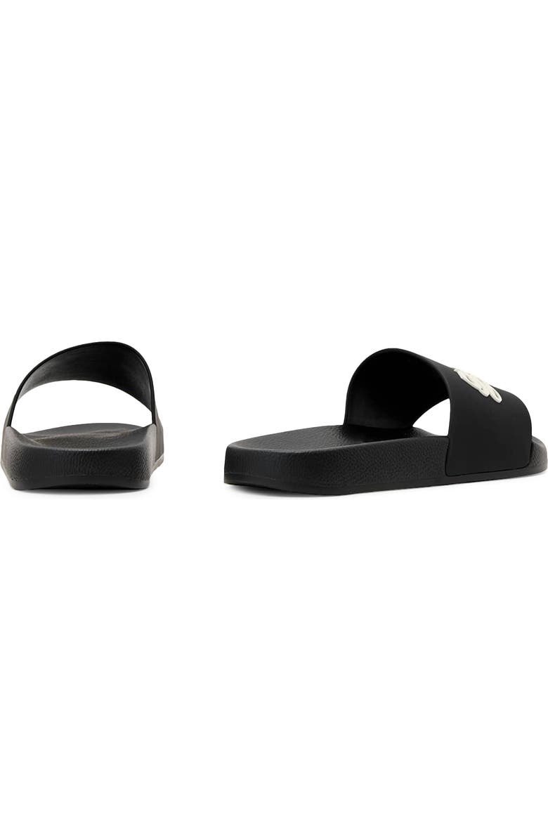 AllSaints Saint Slide Sandal, Alternate, color, Black
