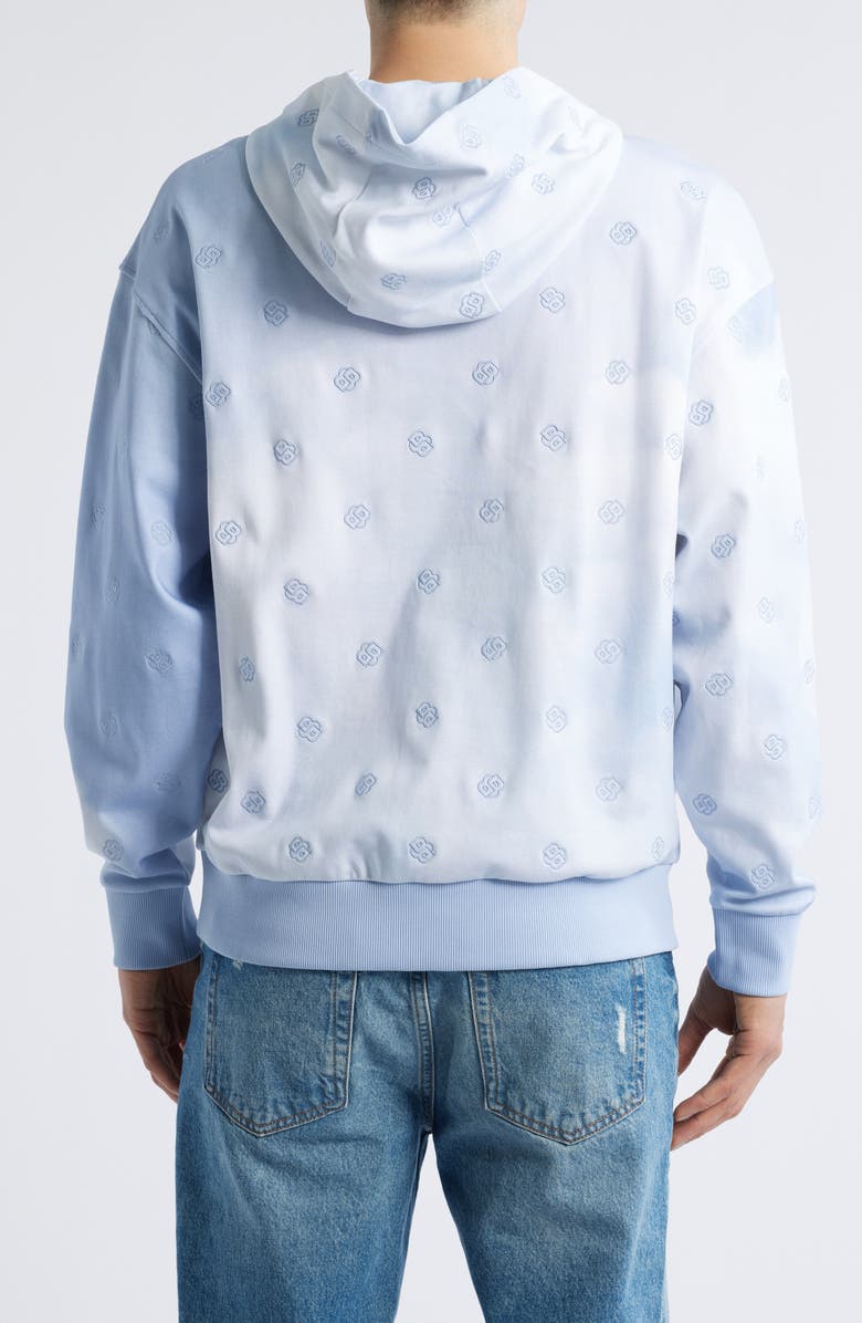 BOSS C-Stevens Logo Hoodie, Alternate, color, Light/ Pastel Blue