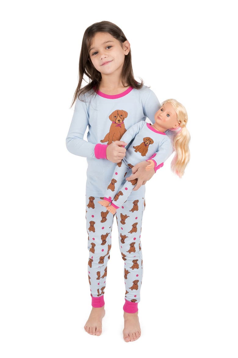 Girls & Doll Matching 2-pc. Cotton Pajama Set, Alternate, color, MULTI
