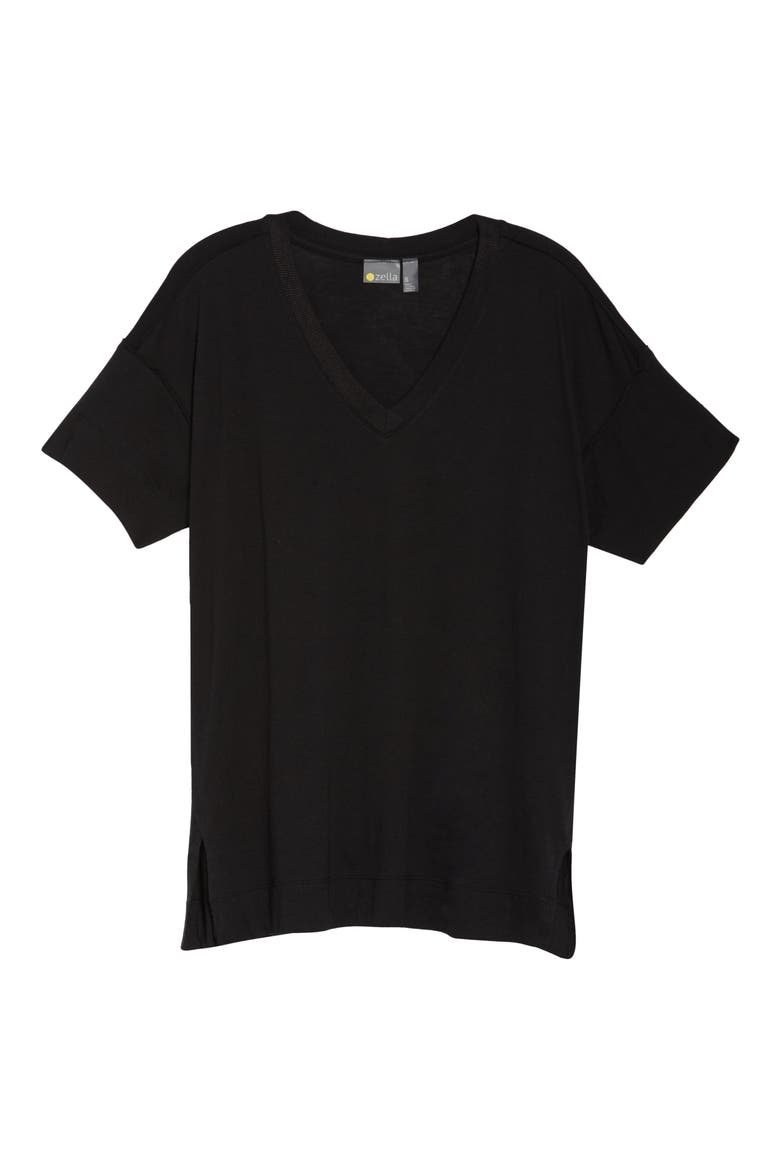 All Day Oversize T-Shirt, Alternate, color, BLACK